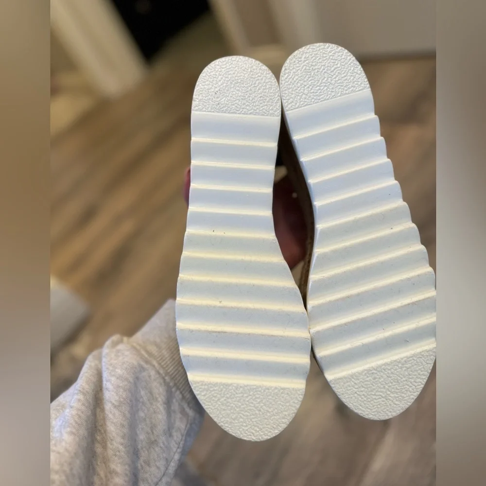 JustFab platform sandals